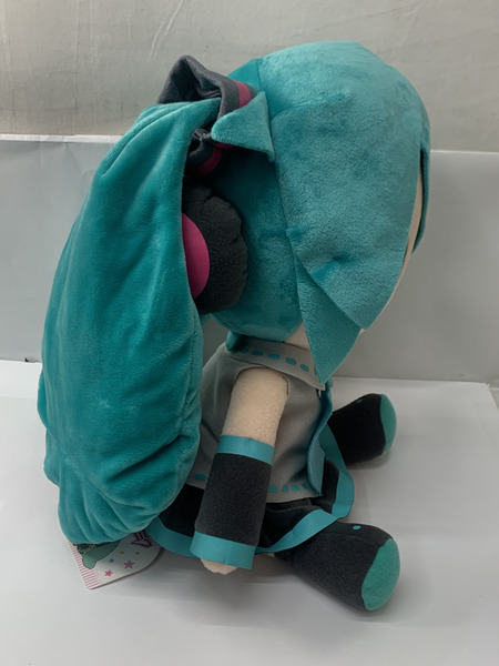 初音ミク メガジャンボふわふわぬいぐるみ タグ付き ボーカロイド VOCALOID ボカロ