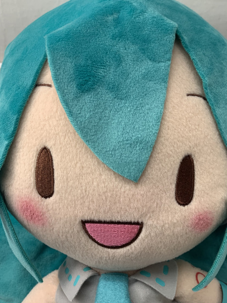 初音ミク メガジャンボふわふわぬいぐるみ タグ付き ボーカロイド VOCALOID ボカロ