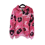 DENIM TEARS/COTTON WREATH ZIP HOODIE/PINK CAMO/L