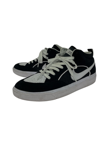 NIKE スニーカー SB REACT LEO 白黒 (28.5cm)