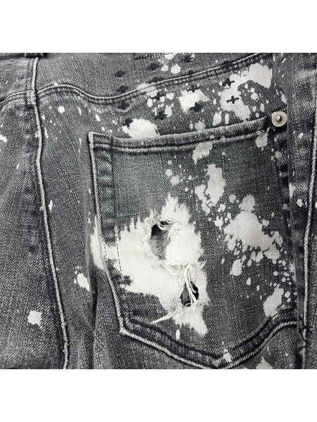 KSUBI デニム・ジーンズ ブリーチ (28) 黒[値下]