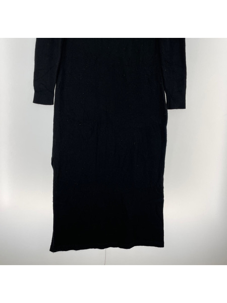 POLO RALPH LAUREN 長袖ワンピース カシミア/ニットワンピース/BLK/S