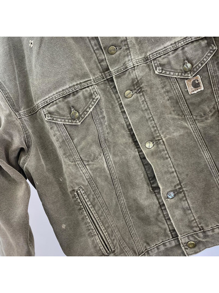 Carhartt ジャケット トラッカージャケット 茶(XL)