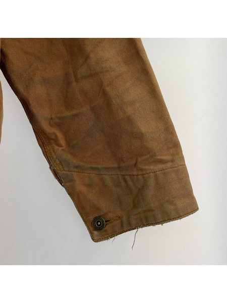 OLD・VINTAGE ジャケット LIBERTO ダック カバーオール 茶 L