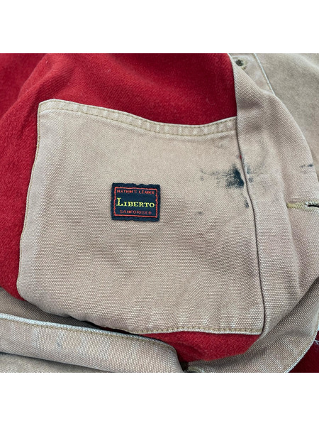 OLD・VINTAGE ジャケット LIBERTO ダック カバーオール 茶 L