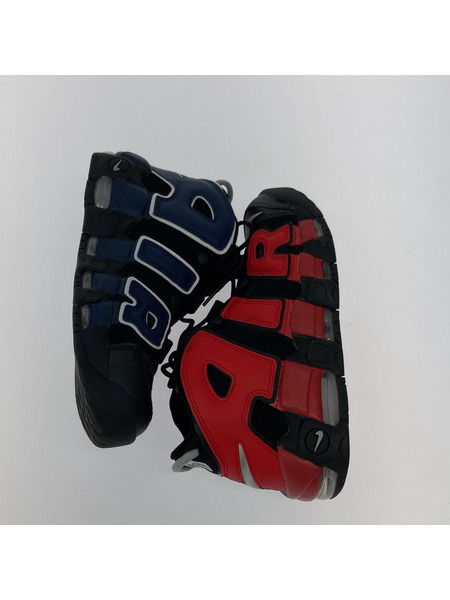 NIKE Air More Uptempo '96 Black and University Red