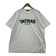 TATRAS 24SS ANICETO アニチェート ロゴTee 04 白 MTATS8261-M