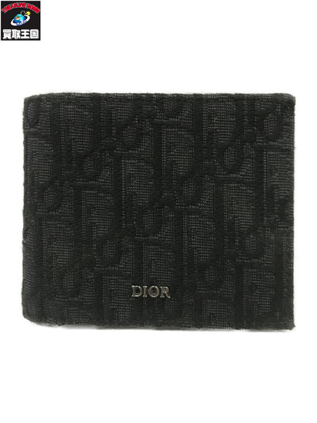 コンパクトウォレット Dior オブリーグ 二つ折り財布