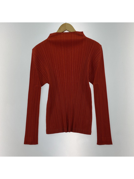 PLEATS PLEASE LSカットソー　レッド