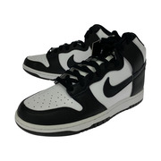NIKE スニーカー DUNK HI RETRO BLACK/WHITE size28