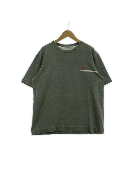 STONE ISLAND 半袖Tシャツ・カットソー プリント S/S Tee グレー L