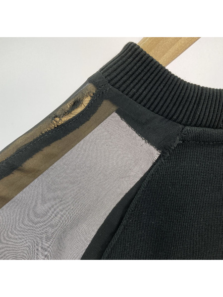 GIANNI VERSACE スウェット・トレーナー VERSUS VERSACE/肩シースルー/BLK[値下]