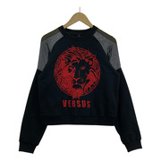 GIANNI VERSACE スウェット・トレーナー VERSUS VERSACE/肩シースルー/BLK