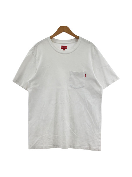 Supreme 半袖Tシャツ・カットソー Supreme 無地胸ポケット S/S T (M) ホワイト