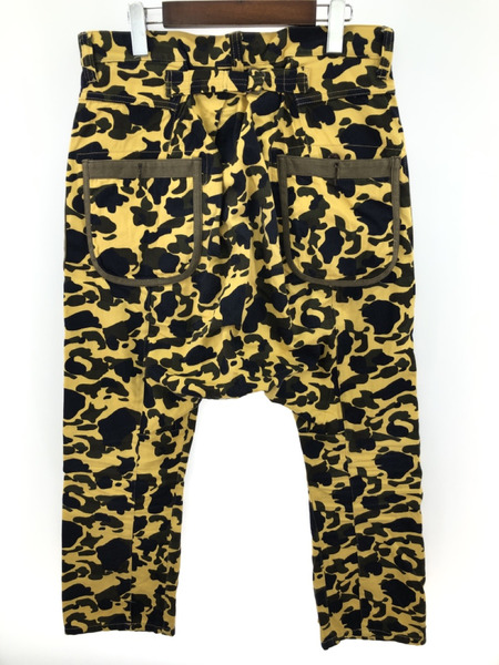 JUNYA WATANABE Camo Print Dropped Utility Trousers XL イエロー[値下]