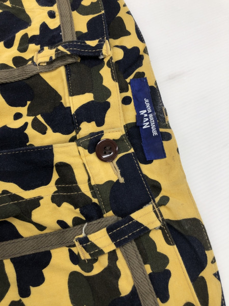 JUNYA WATANABE Camo Print Dropped Utility Trousers XL イエロー[値下]