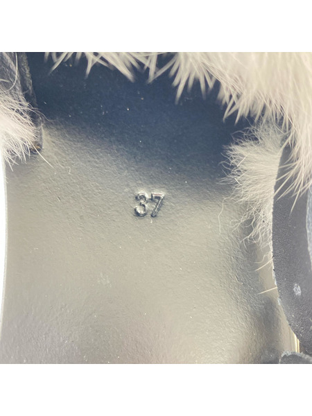 FABIO RUSCONI ソノ他 フラットファー サンダル (37)