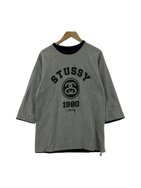 STUSSY 00s リーバシブルスウェット ブラック