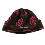 ニットキャップ 総柄ビーニー BRW