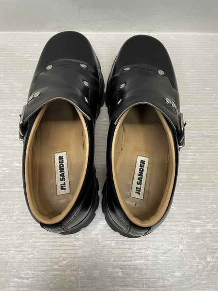 JIL SANDER 21aw MONK STRAP DERBY SHOES 40 ブラック