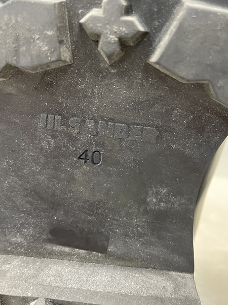 JIL SANDER 21aw MONK STRAP DERBY SHOES 40 ブラック