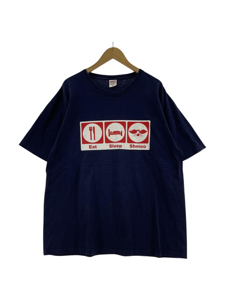 90s S/S Eat Sleep Shmoo プリントtee (XL)[値下]