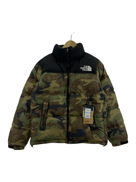 THE NORTH FACE ヌプシ ダウンジャケット カモ×黒