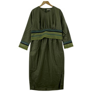 長袖ワンピース NAVY .WO カーキ