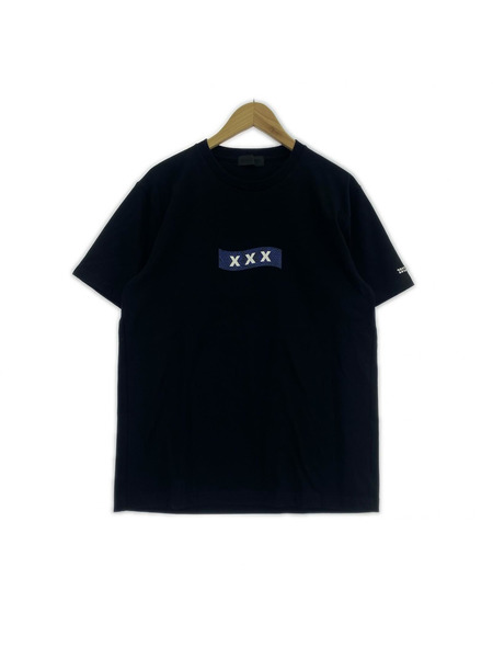 GOD SELECTION XXX 半袖Tシャツ・カットソー 6周年 パイソンボックスロゴ 黒(M)