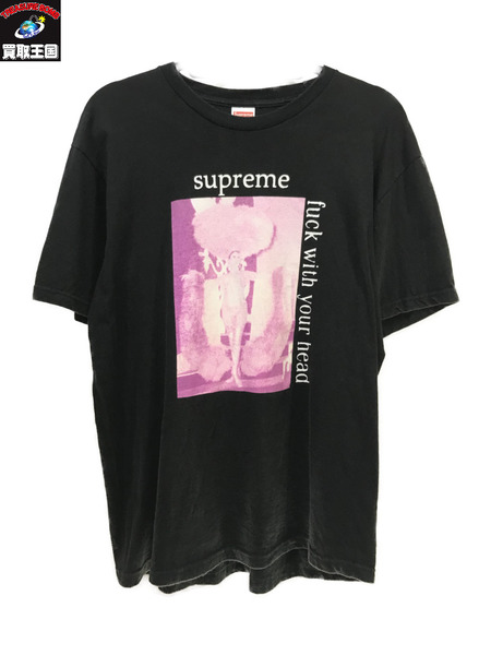 Supreme fuck with your head Tee M 17AW/シュプリーム/黒/ブラック/M ...