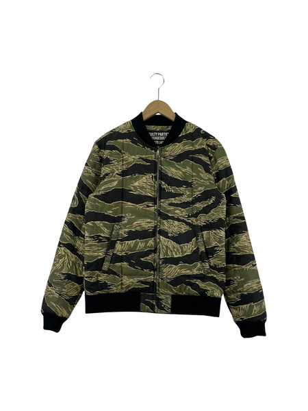 WACKO MARIA 14AW/タイガーカモ/ダウンジャケット(L)14AW-NYL-22