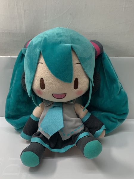 初音ミク メガジャンボふわふわぬいぐるみ タグ付き ボーカロイド VOCALOID ボカロ