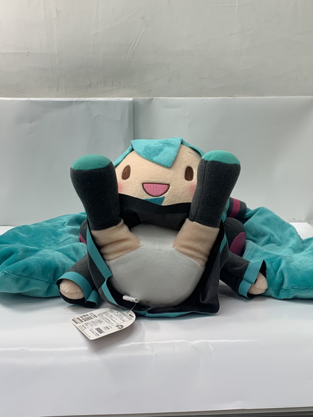 初音ミク メガジャンボふわふわぬいぐるみ タグ付き ボーカロイド VOCALOID ボカロ