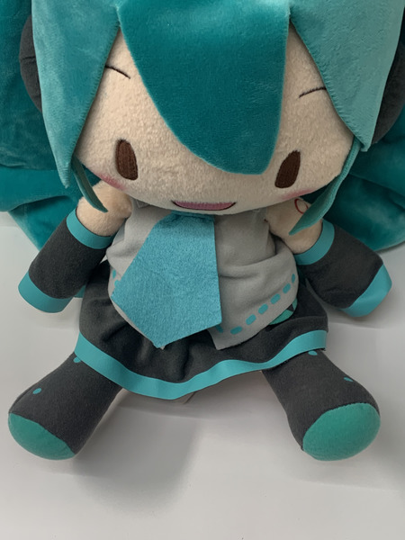 初音ミク メガジャンボふわふわぬいぐるみ タグ付き ボーカロイド VOCALOID ボカロ