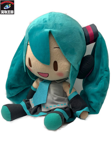 初音ミク メガジャンボふわふわぬいぐるみ タグ付き ボーカロイド VOCALOID ボカロ