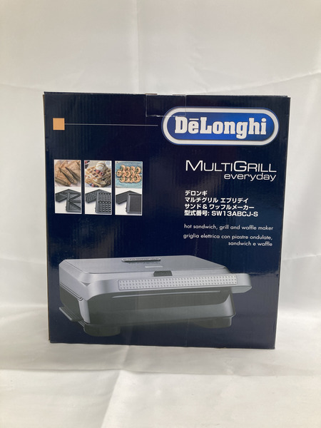 DeLonghi マルチグリル エブリディ サンド＆ワッフルメーカー SW13ABCJ-S