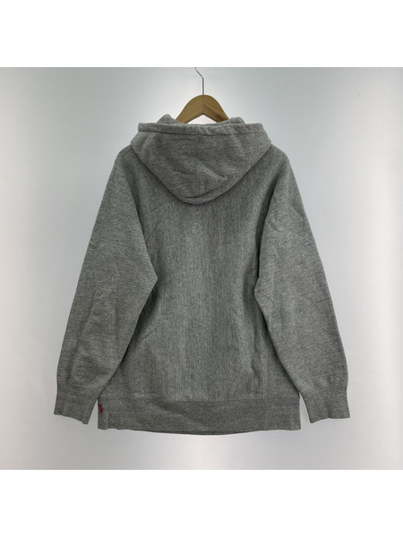 Supreme 12AW Metal Plate Pullover メタルプレートパーカー M グレー