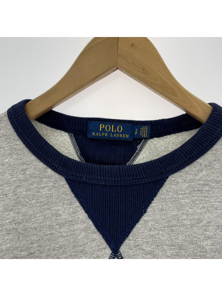 POLO RALPH LAUREN 両Vスウェット (S)