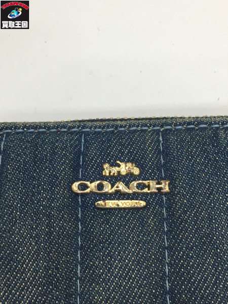 COACH ラウンドジップコインケース 