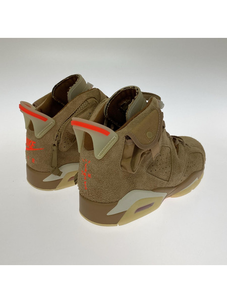 NIKE スニーカー ×Travis Scott AIR JORDAN 6 British Khaki