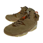 NIKE スニーカー ×Travis Scott AIR JORDAN 6 British Khaki