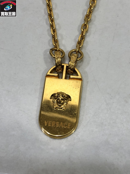 VERSACE メデューサ プレートネックレス