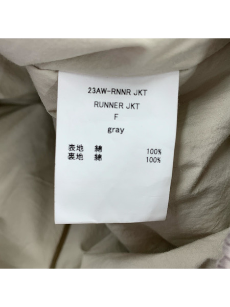 ダウンジャケット JIAN YE 23AW RUNNER DOWN JACKET GRY F