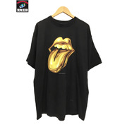90s THE ROLLING STONES BRIDGE TO BABYLON 97 ツアーTシャツ(XL) ゴールドタン