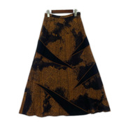 ロングスカート EIKO KONDO ニット素材 オレンジ