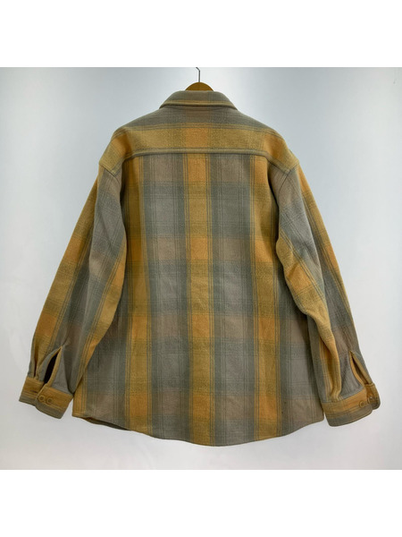 UNUSED 21AW Check Shirt US2094 黄 (3)