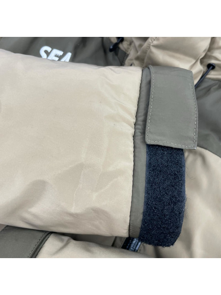 FIRST DOWN × WIND AND SEA ダウンジャケット M ベージュ[値下]