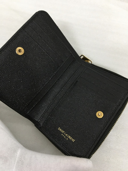 YSL 折り財布 ブラック