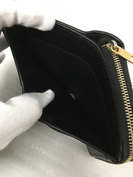 YSL 折り財布 ブラック