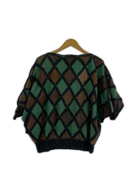 半袖Tシャツ・カットソー レザーツギハギS/Sカットソー